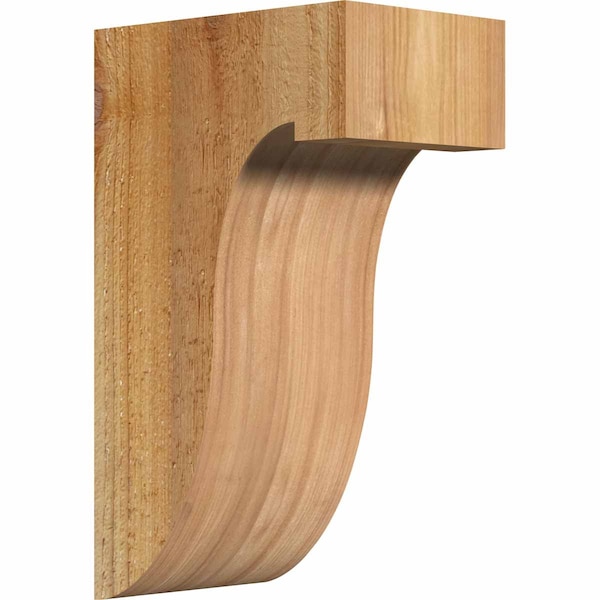 Ekena Millwork Del Monte Rough Sawn Corbel, Western Red Cedar, 4"W x 6"D x 10"H COR04X06X10DEL00RWR - main